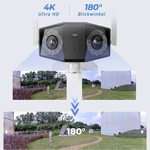 REOLINK IP kamera DUO serija W730 – 4K Wi-Fi – bijela