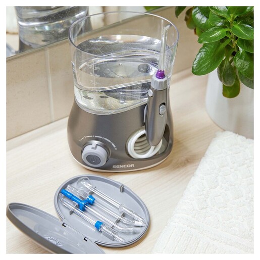 SENCOR oralni tuš SOI2200SL, 4 zamjenjive glave, brzina do 1400 impulsa u min.