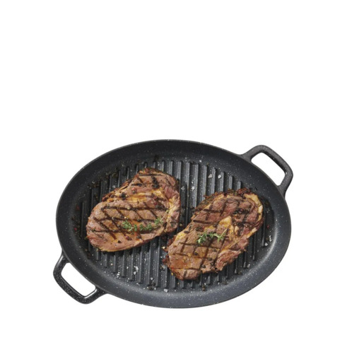 KORKMAZ Gusto Volcanit 35x25 cm ovalni pekač s dvije ručke A1374