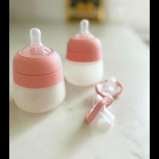 Nanobébé® Flexy silikonska flašica 270ml 2kom – Roza