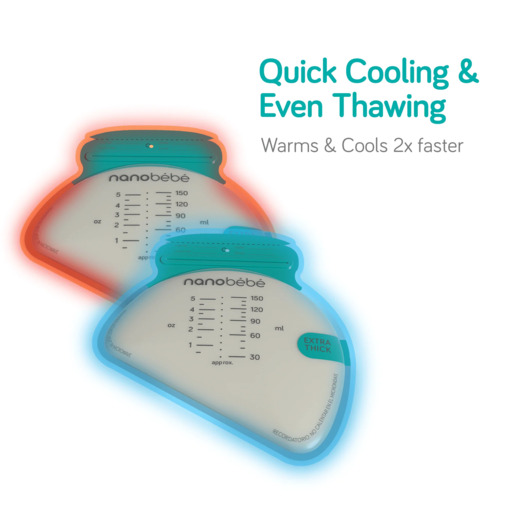 Nanobébé® organizator i vrećice za pohranu majčinog mlijeka