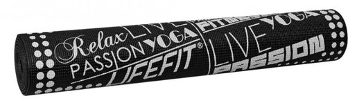 LIFEFIT® Podloga za gimnastiku SLIMFIT 173x58x0.4cm, black