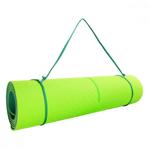 LIFEFIT® Yoga prostirka lotos duo 183x58x0.6cm, green