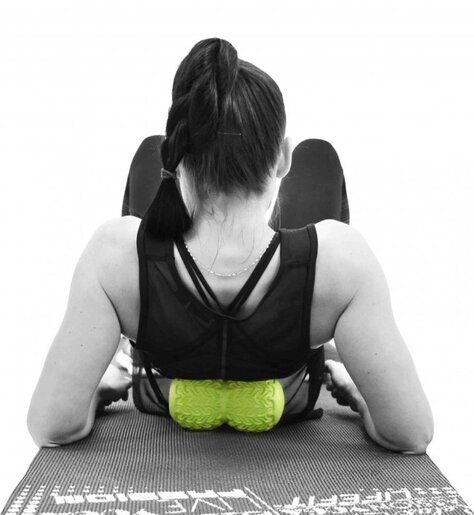 LIFEFIT® loptica za masažu twinsoft 18x10cm green