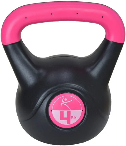 LIFEFIT® Kettlebell Vinyl girje 4 kg pink