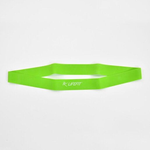 LIFEFIT® pilates traka za jačanje KRUH SOFT 52x2x0,045 green