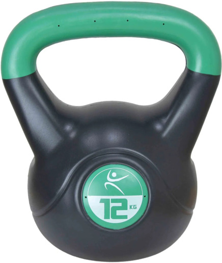 LIFEFIT® Kettlebell Vinyl girje 12kg dark green