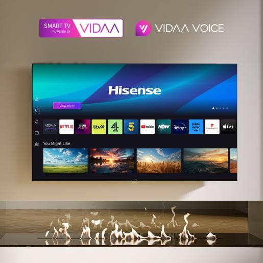 Hisense Mini LED televizor 75U6NQ, 4K Ultra HD, Smart TV, VIDAA Smart OS, Full Array Local Dimming, Hi-View Engine with AI Picture, Quantum Dot Colour, Tamno Sivi