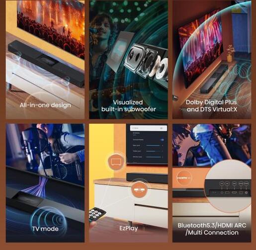 Hisense soundbar HS2000, Crni