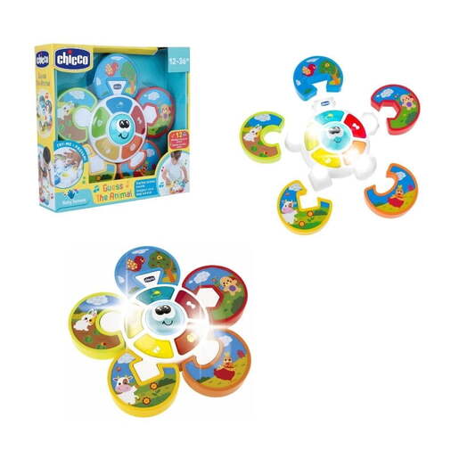 Chicco Edukativna igračka pogodi životinju,  12m+