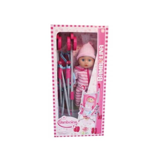 BAMBOLINA SUPERSTAR SET LUTKA I KOLICA DI1885