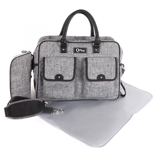 QPlay® Roditeljska torba Sylvie Grey