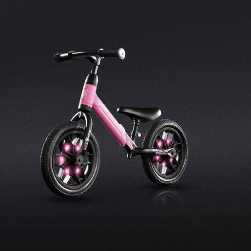 QPlay® balans bicikl Spark LED, Pink