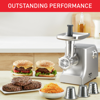 TEFAL aparat za mljevenje mesa NE858D38, učinkovitost do 5.5 kg u minuti