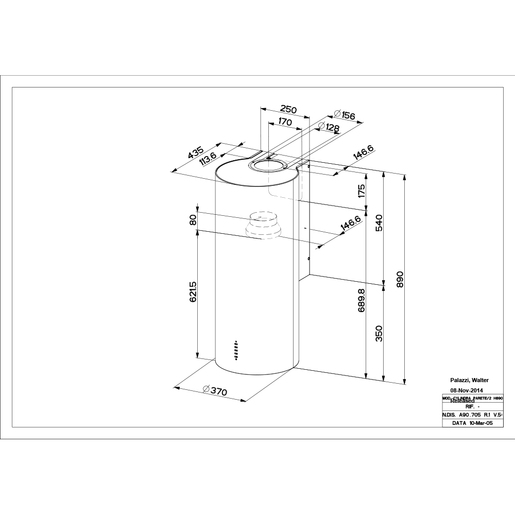 Faber napa Cylindra Plus BK Matt A37