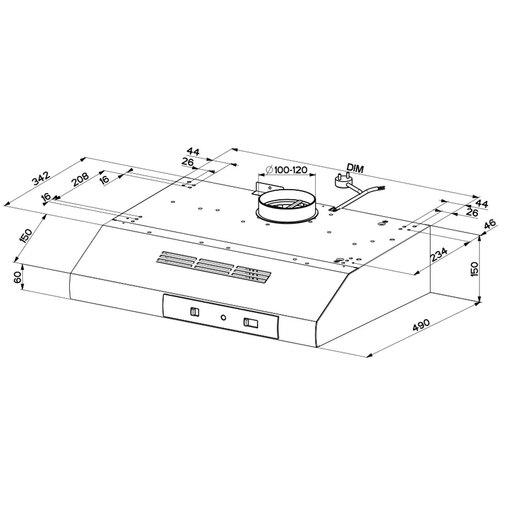 Faber napa 741 Base X A60