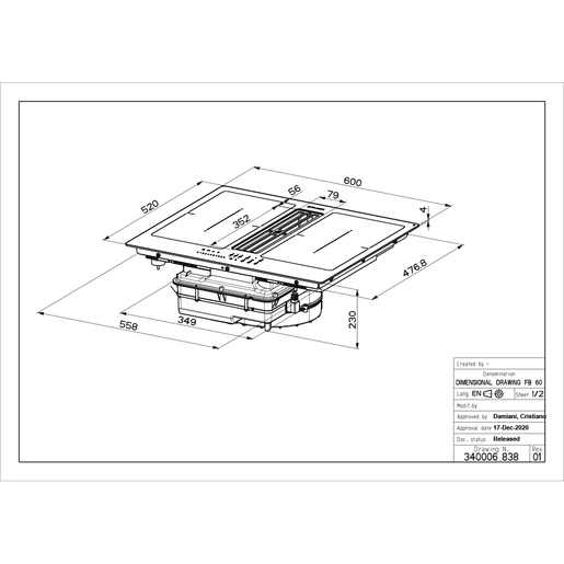 Faber ploča Galileo Smart BK A600