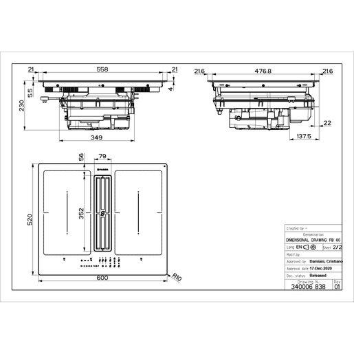 Faber ploča Galileo Smart BK A600
