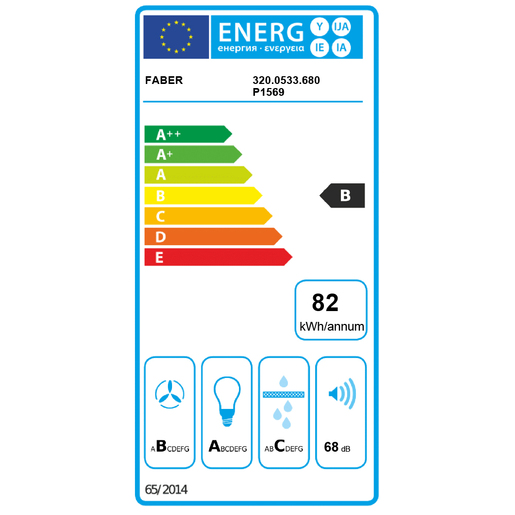 Faber napa Strip Smart EV8 X A90