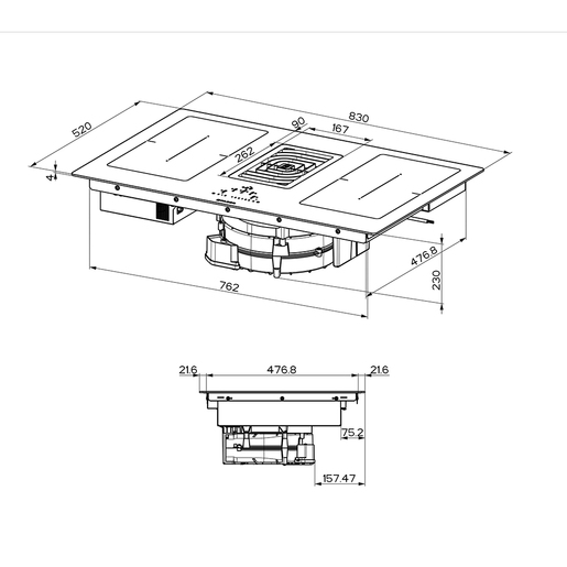 Faber ploča Galileo Smart BK A830