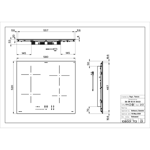 Faber ploča FBH 64 BK FFI