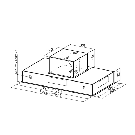 Faber napa Heaven 2.0 X 90