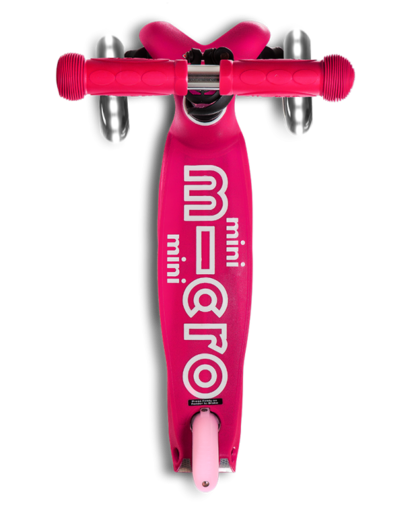 Mini Micro Deluxe Pink LED romobil