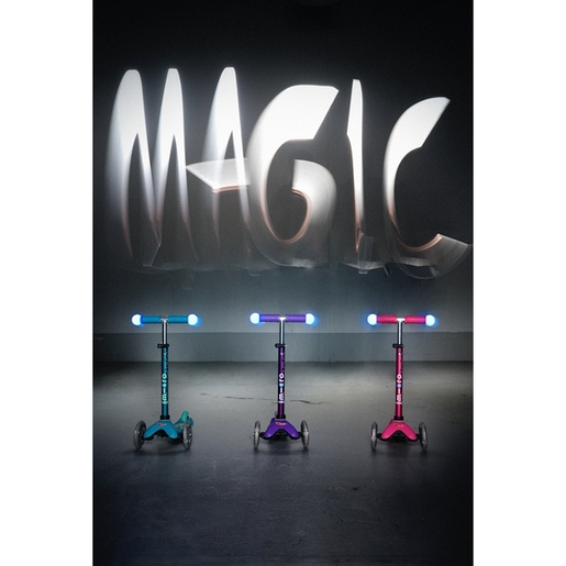Mini Micro Deluxe Magic LED Navy Blue romobil