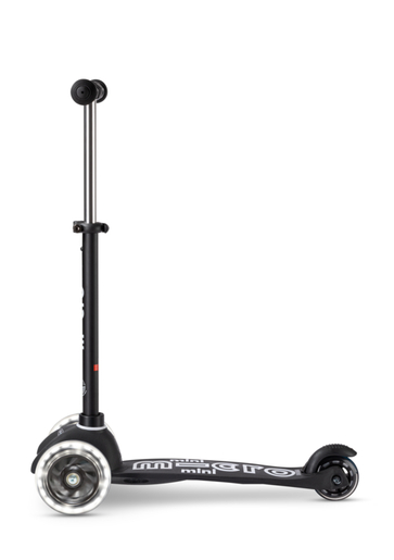 Mini Micro Deluxe ECO LED Black romobil