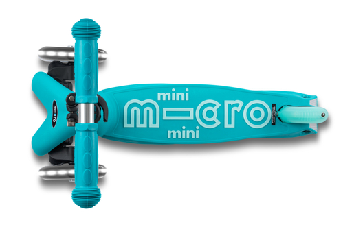 Mini Micro Deluxe Foldable LED Aqua romobil