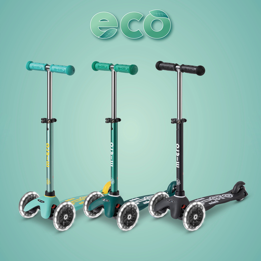 Mini Micro Deluxe ECO LED Mint romobil