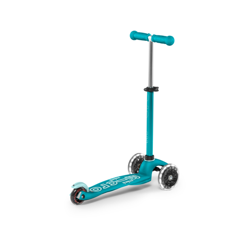 Mini Micro Deluxe LED Aqua romobil