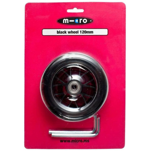 MICRO točak za romobil 120 mm black ( bullet )