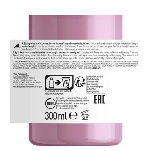 L'oreal-Professionnel Paris SE Liss Unlimited šampon za nediscipliniranu kosu LP697440, 300 ml