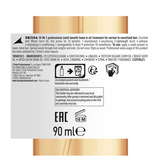 L'oreal-Professionnel Paris SE Absolut Repair 10 u 1 ulje za jako oštećenu kosu LP697736, 90 ml