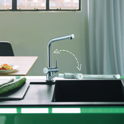 Franke česma Atlas Neo Doccia Window - inox