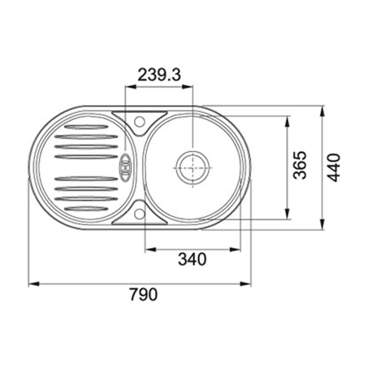 Franke sudoper BTN 614 3 1/2