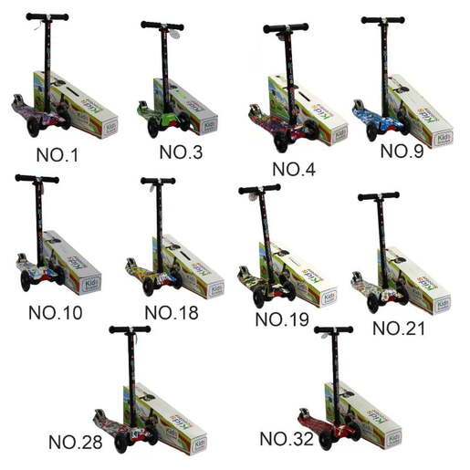 MASTER scooter maxi šareni