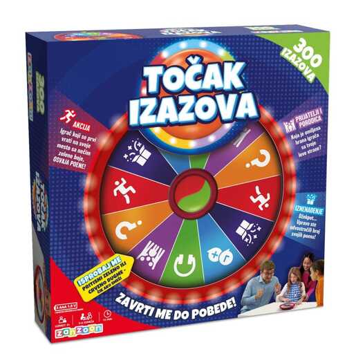 Zanzoon točak izazova društvena igra ZZ3024138