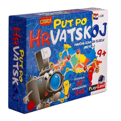 PLAY LAND Put po Hrvatskoj - edukativna igra PL128