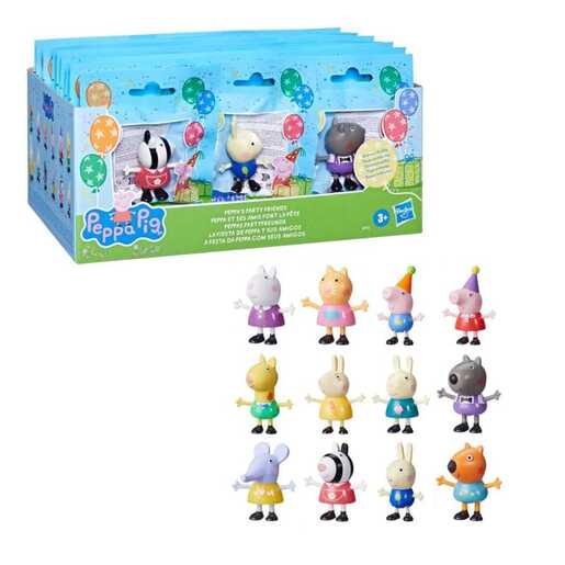 PEPPA PIG Peppa's party friends figura G0152