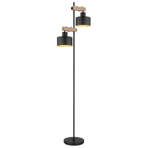 GLOBO podna lampa RIELLY CRNA 15651S