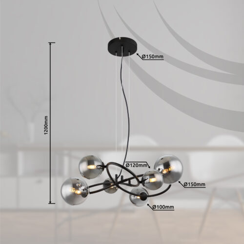 GLOBO visilica RIHA 56133-6H