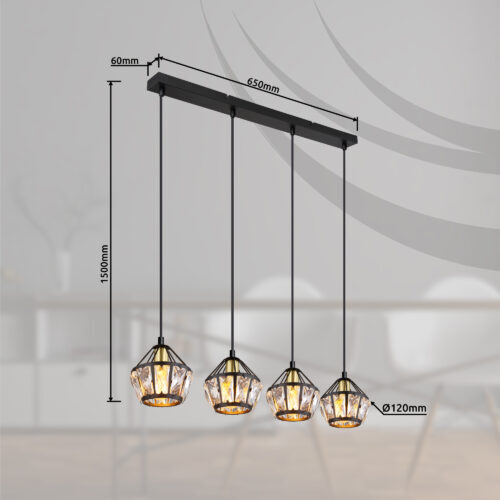 GLOBO visilica LOIS 54359-4H