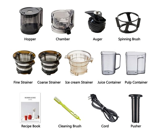 HUROM sokovnik H330P-BES01DL hladno cijeđenje; 50 rpm; Deep Blue