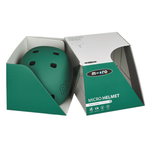 Micro PC kaciga Forest Green M