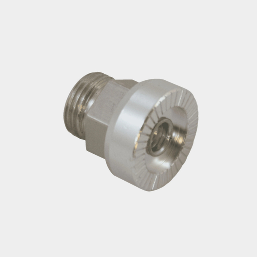 MICRO push button, silver