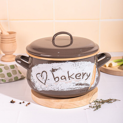 Metalac klasična duboka šerpa s poklopcem BAKERY 22cm/5,3lit