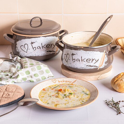 Metalac klasična duboka šerpa s poklopcem BAKERY 22cm/5,3lit