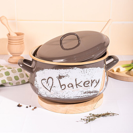 Metalac klasična duboka šerpa s poklopcem BAKERY 20cm/4lit